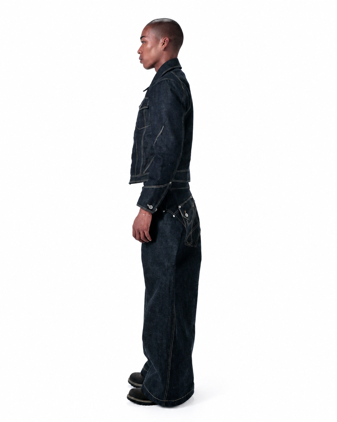 YES DENIM JACKET / INDIGO / 着用写真 4