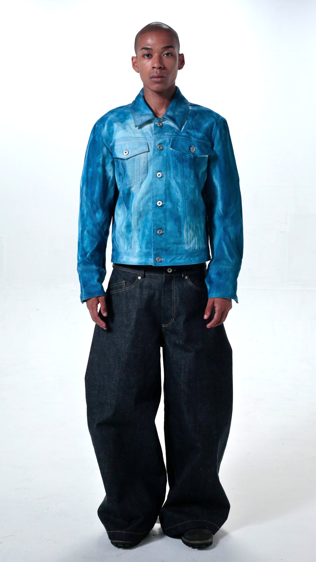 YES CYANOTYPE DENIM JACKET