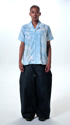YES CYANOTYPE ALOHA SHIRT