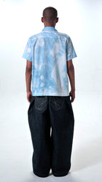 YES CYANOTYPE ALOHA SHIRT