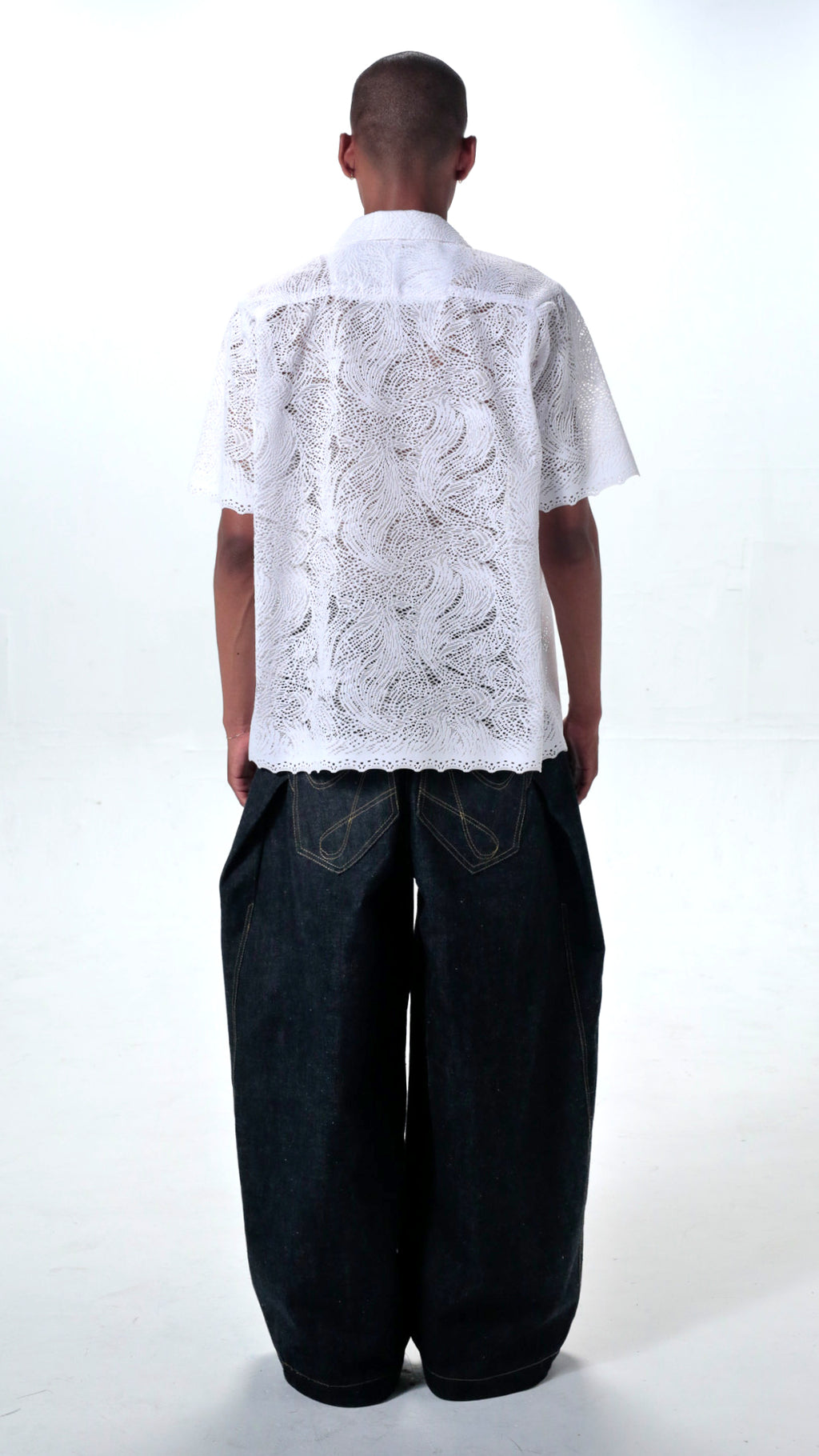 YES LACE ALOHA SHIRT