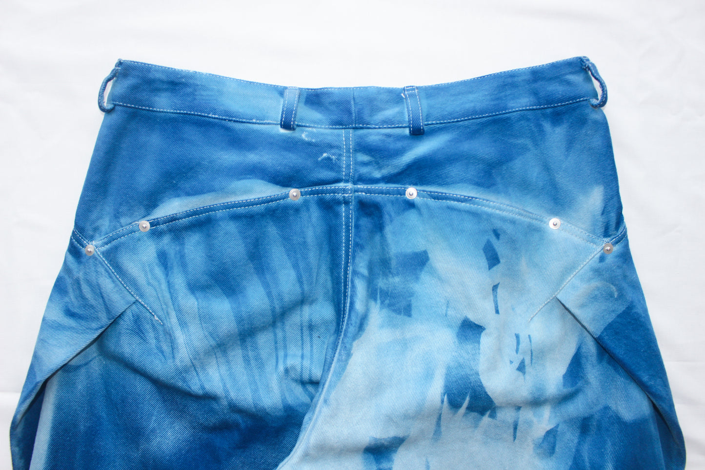 YES CYANOTYPE WIDE PANTS