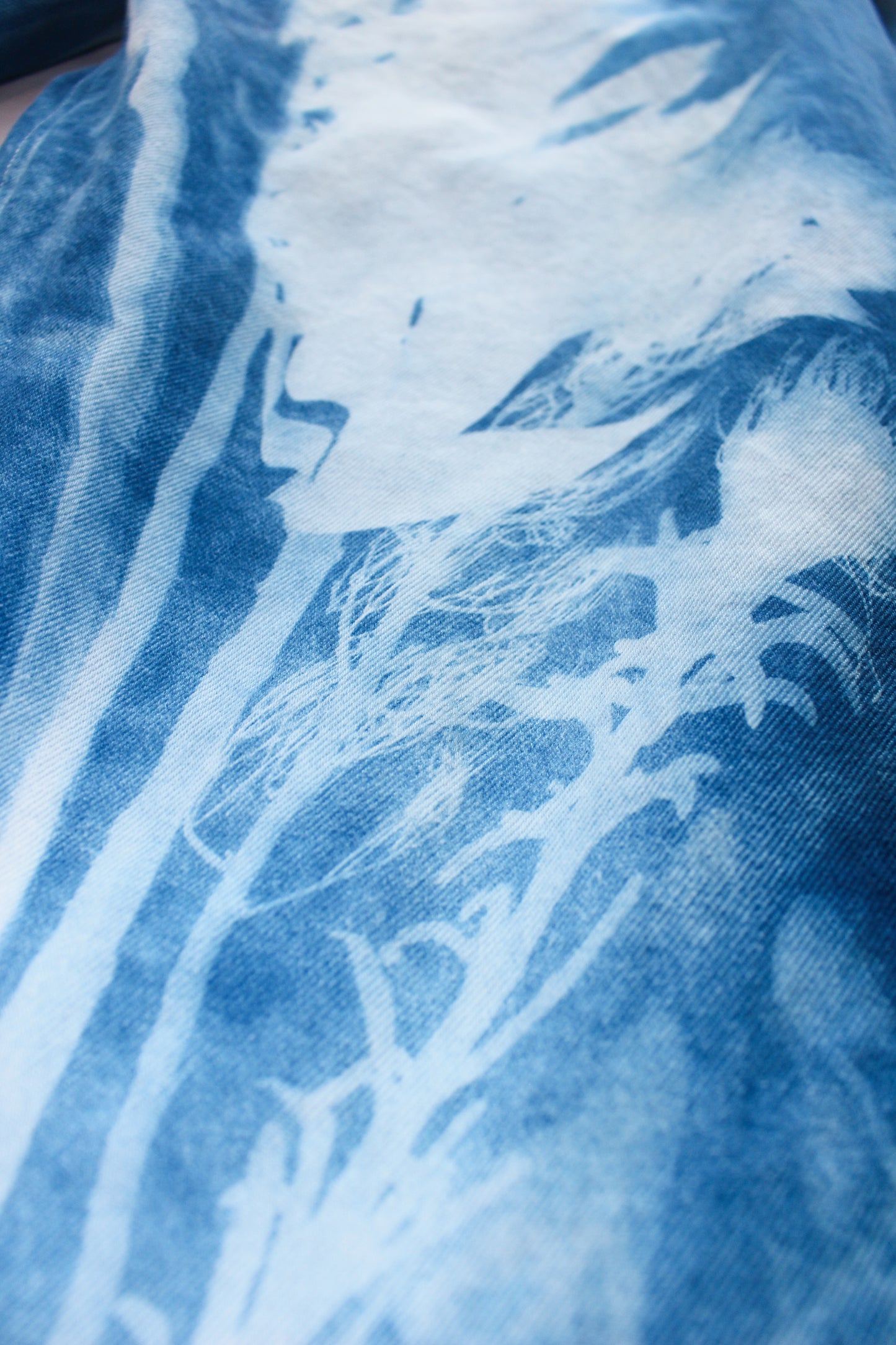 YES CYANOTYPE WIDE PANTS