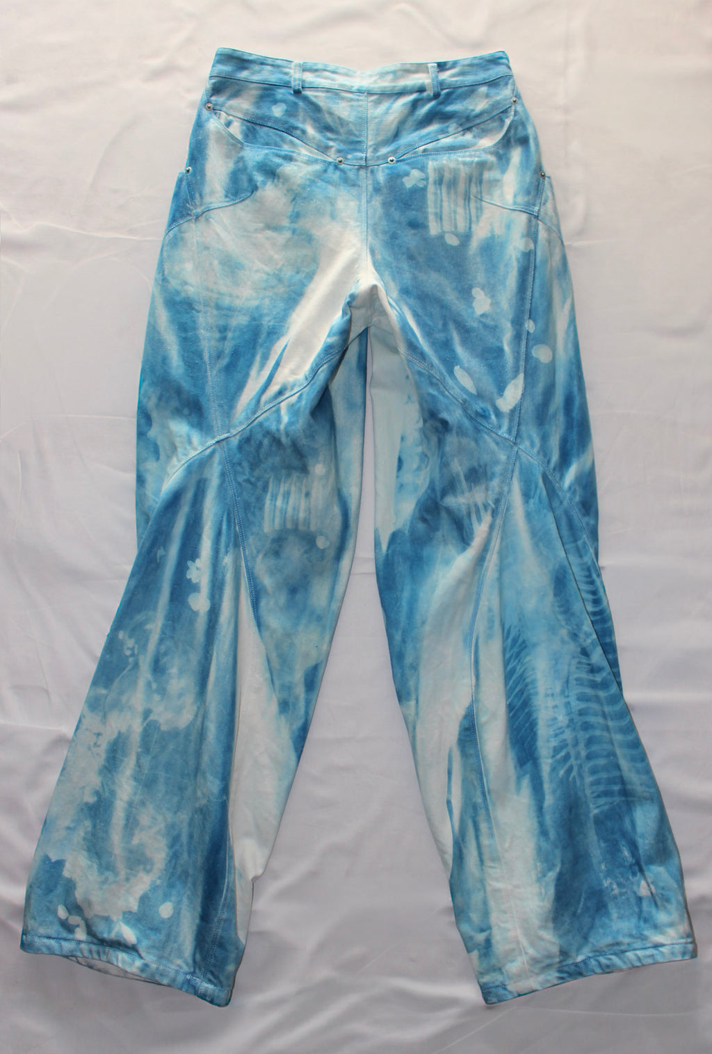 YES CYANOTYPE ENGINEER DENIM PANTS