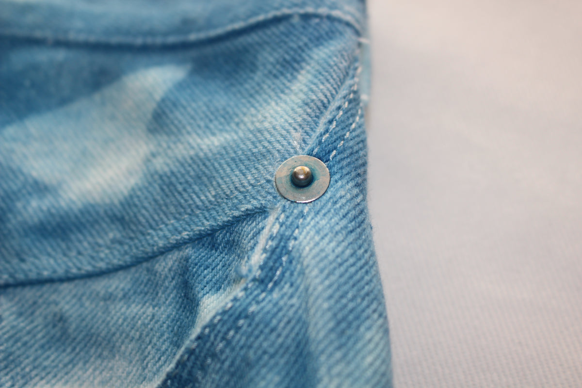 YES CYANOTYPE ENGINEER DENIM PANTS