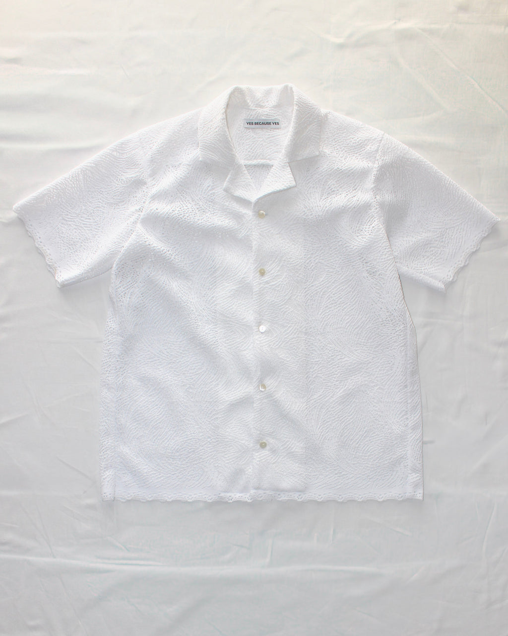 YES LACE ALOHA SHIRT