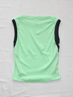 YES BOAT NECK TANK TOP