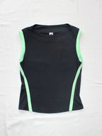 YES BOAT NECK TANK TOP