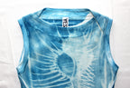 YES CYANOTYPE BOAT NECK TANK TOP