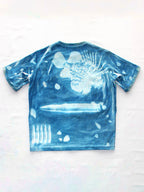 YES CYANOTYPE RINGER TEE
