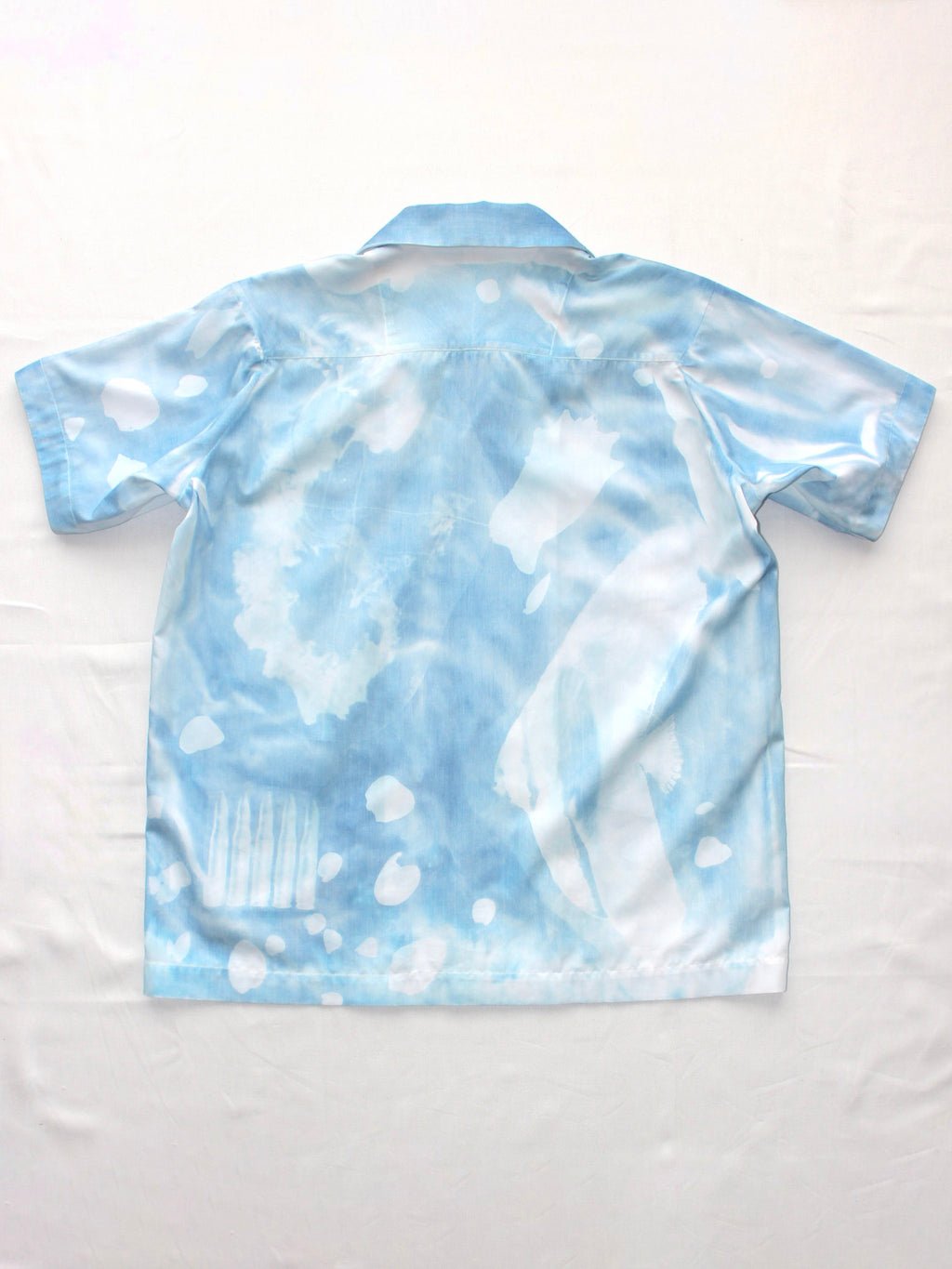 YES CYANOTYPE ALOHA SHIRT