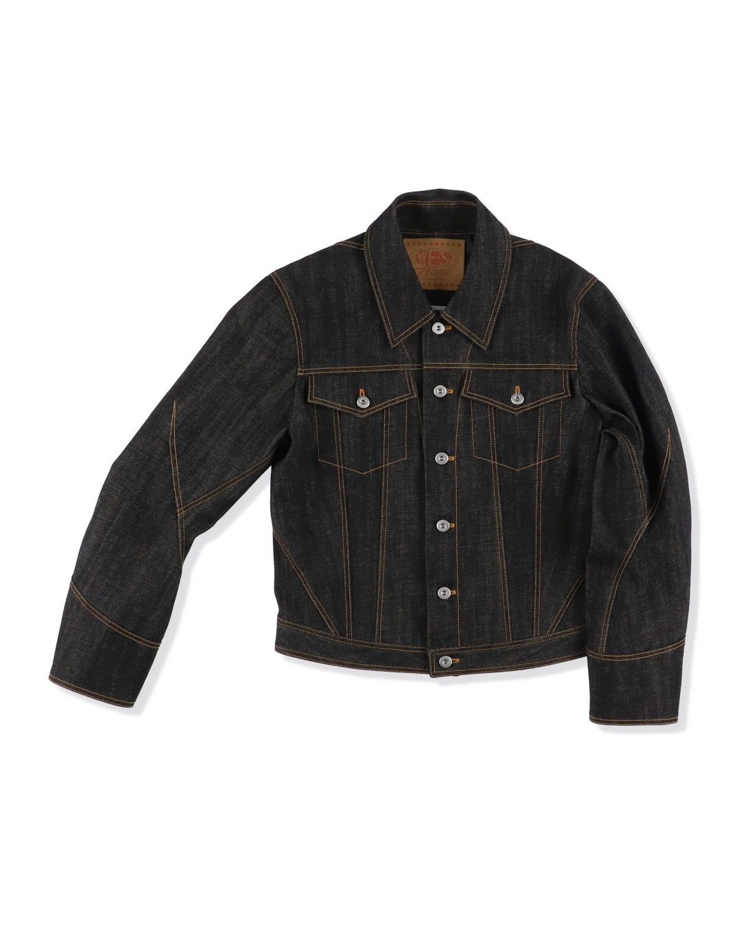 DENIM JACKET JK-003 BLACK 前面