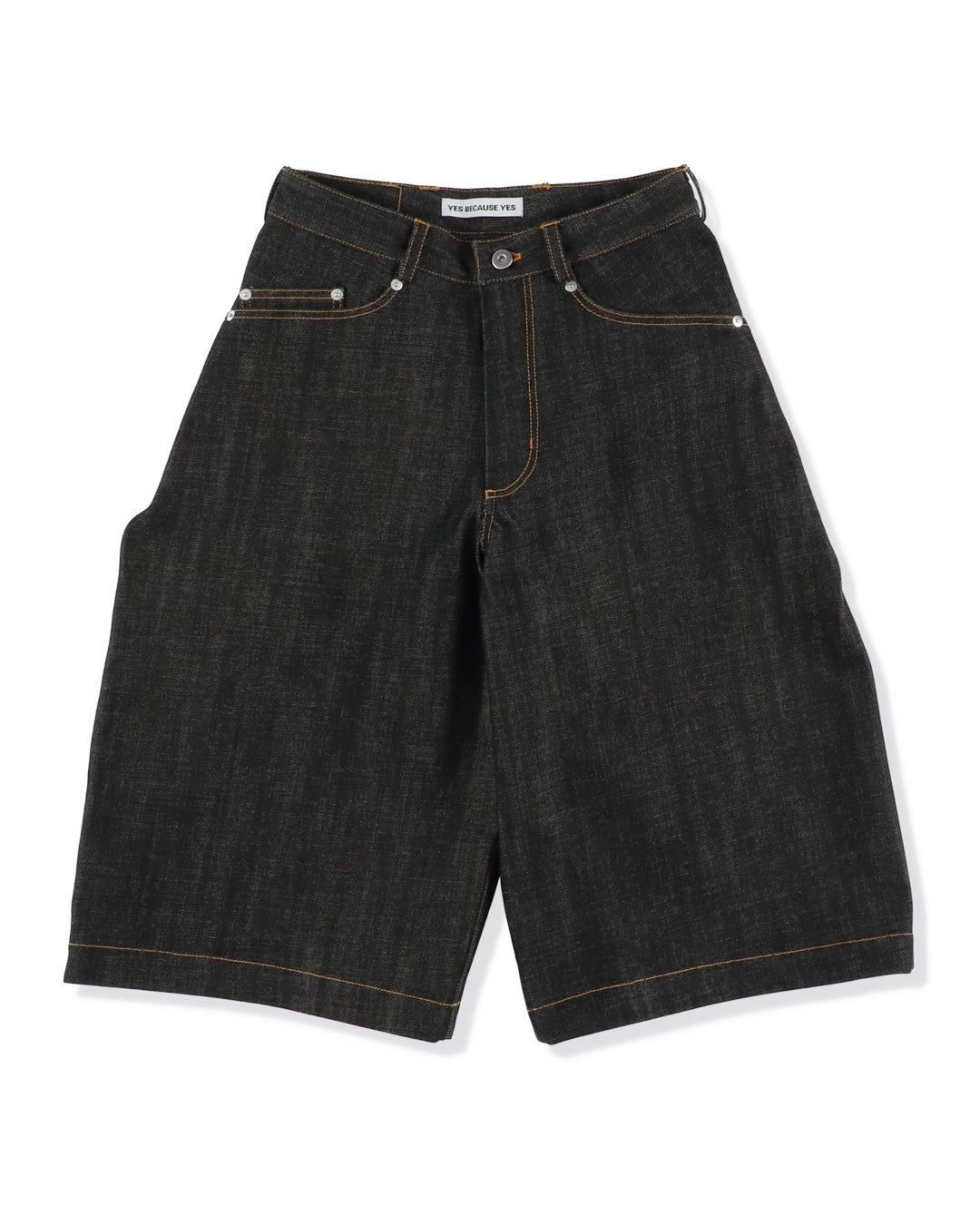 DENIM HALF PANTS PT-003H BLACK 前面