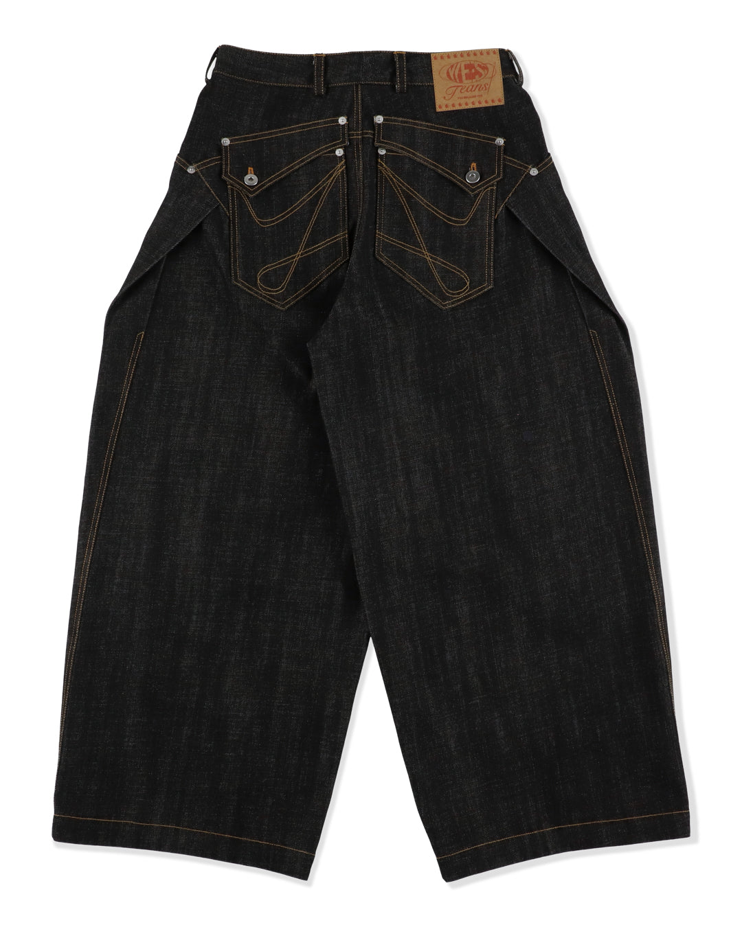 DENIM PANTS PT-003 BLACK 背面