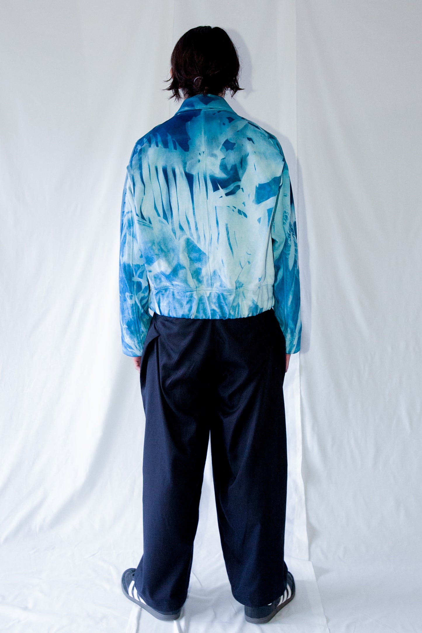 YES CYANOTYPE BLOUSON